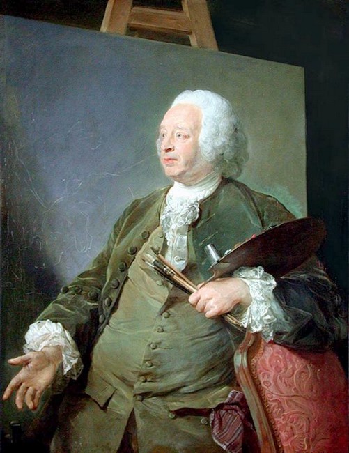 Portrait de Jean-Baptiste Oudry, peintre des chasses royales - Société de Vènerie